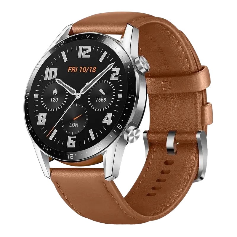 Спортивные/Тренировочные часы Huawei Watch GT2, 46мм, Серебристый - photo