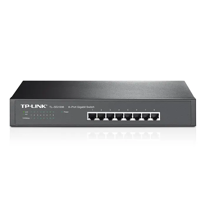 Switch de rețea TP-LINK TL-SG1008, 8x 10/100/1000 Mbps - photo