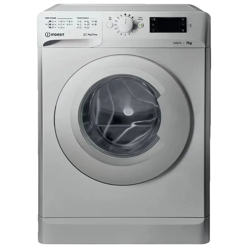 Mașină de spălat Indesit OMTWE 71252 S, 7kg, Argintiu - photo