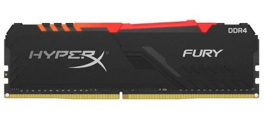 Memorie RAM Kingston HyperX FURY RGB, DDR4 SDRAM, 3733 MHz, 8GB, HX437C19FB3A/8 - photo