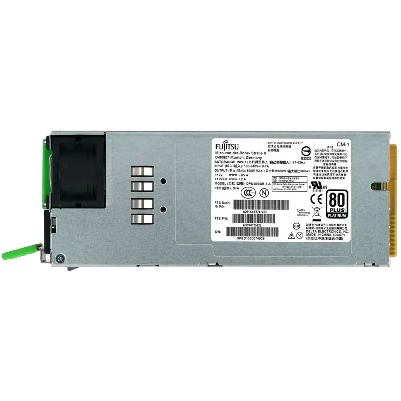 PSU modular Fujitsu S26113-F574-L13, 800W Platină - photo