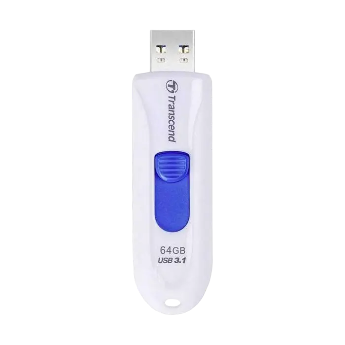 Memorie USB Transcend JetFlash 790, 64GB, Alb - photo