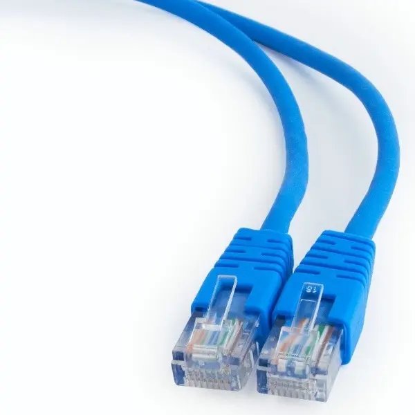 Patch cord Cablexpert PP12-0.25M, CAT5e UTP, 0,25m, Albastru - photo
