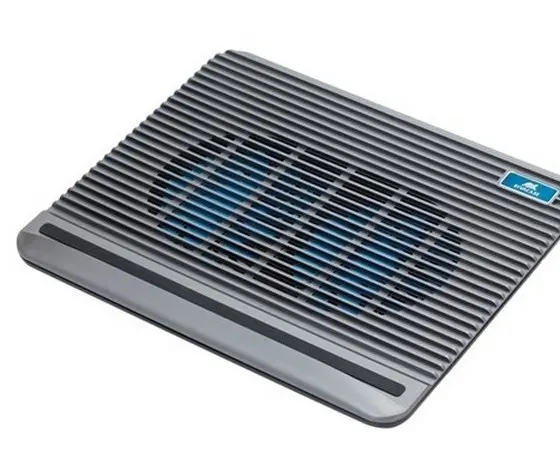 Notebook Cooling Pad RivaCase 5555 Silver, up to 15.6', 1x150mm, Adjustable height - photo