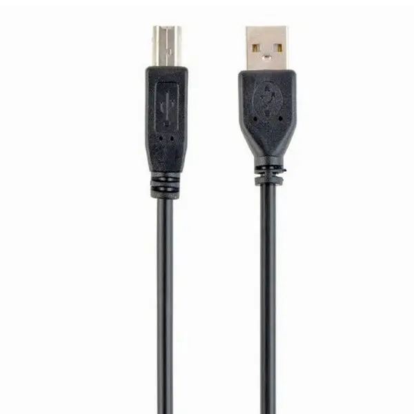 Cablu de date pentru periferice Gembird CCP-USB2-AMBM-15, USB Type-A/USB Type-B, 5m, Negru - photo