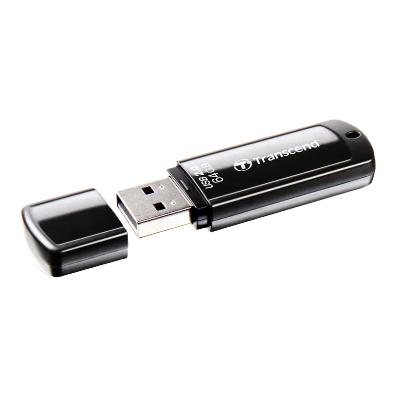 Memorie USB Transcend JetFlash 350, 64GB, Negru - photo