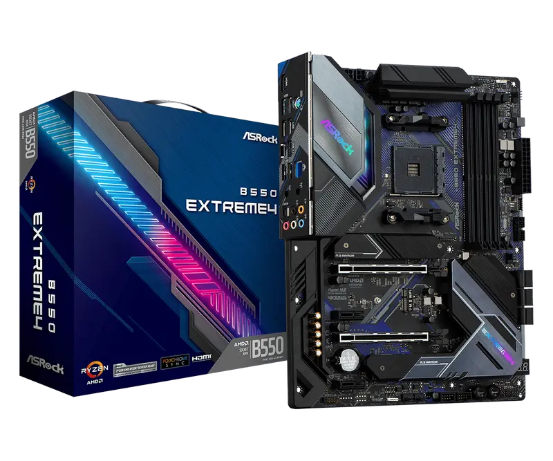 Материнская плата ASRock B550 EXTREME4, AM4, AMD B550, ATX - photo