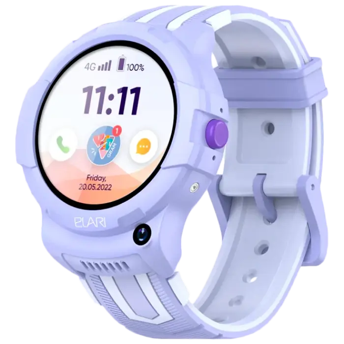 Детские часы Elari KidPhone 4G Wink, Фиолетовый - photo