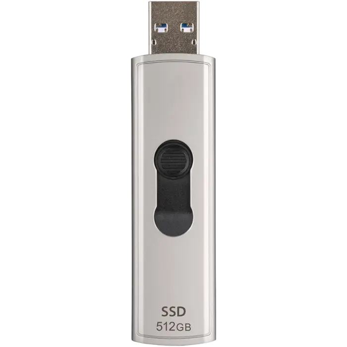 Внешний портативный SSD накопитель Transcend ESD320A, 512 GB, Серый (TS512GESD320A) - photo