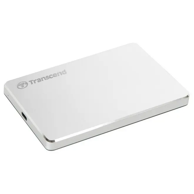 HDD portabil extern Transcend StoreJet 25C3S,  2 TB, Argintiu (TS2TSJ25C3S) - photo