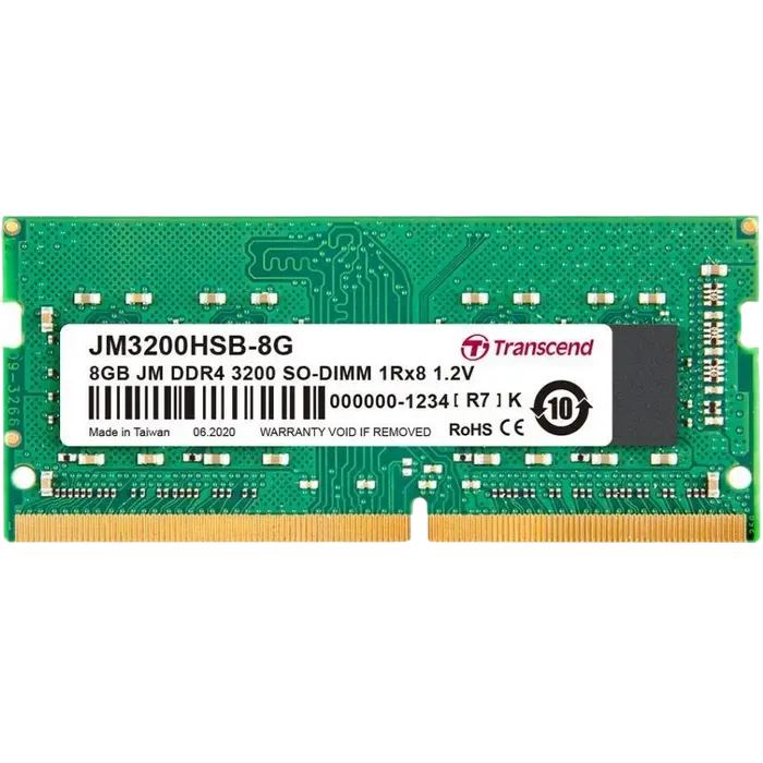 Memorie RAM Transcend JM3200HSB-8G, DDR4 SDRAM, 3200 MHz, 8GB - photo