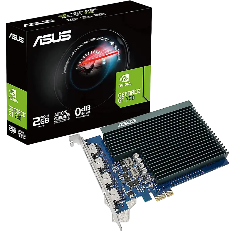 Видеокарта ASUS GT730-4H-SL-2GD5,  2ГБ GDDR5 64бит - photo