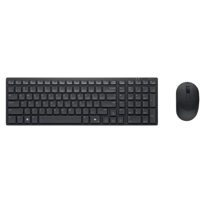 Set Tastatură + Mouse DELL KM555, Fără fir, Negru - photo