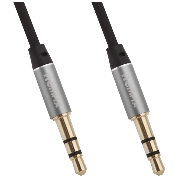 Cablu audio Remax L200, 3.5 mm AUX - 3.5 mm AUX, 2m, Negru - photo