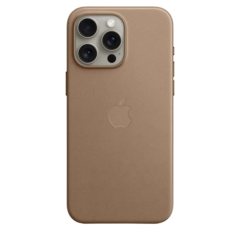 Husă Apple iPhone 15 Pro Max FineWoven Case with MagSafe, Taupe - photo