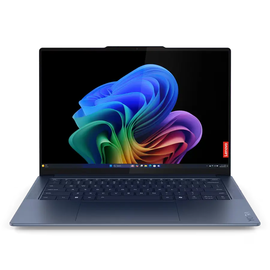 Laptop 14,5" Lenovo Yoga Slim 7 14Q8X9, Cosmic Blue, Qalcomm Snapdragon X Elite X1E-78-100, 32GB/1024GB, Windows 11 Home - photo