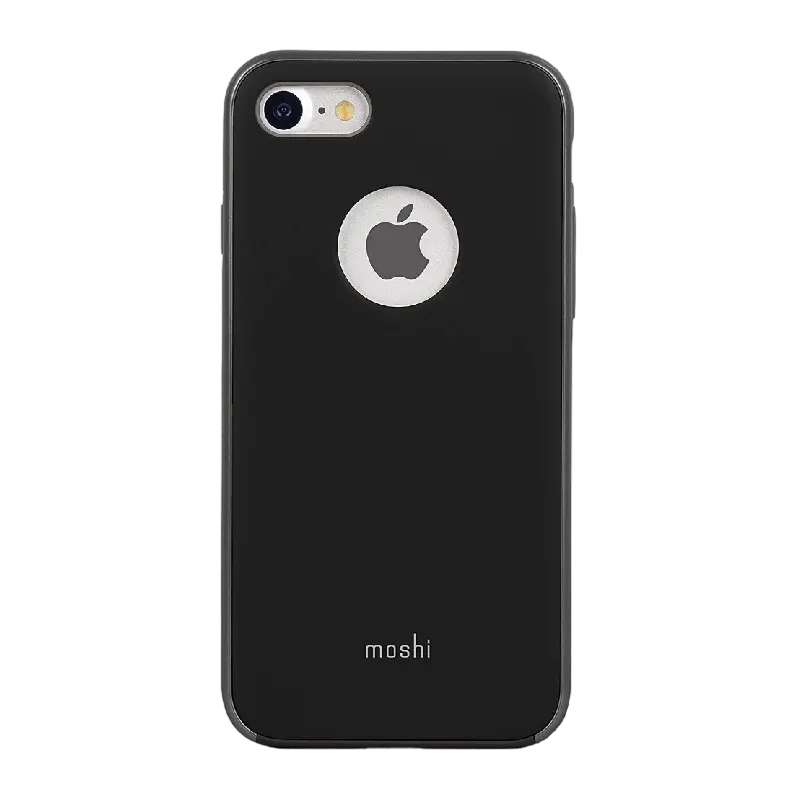 Husă QUMO iGlaze - iPhone 8/7/SE 2020, Negru