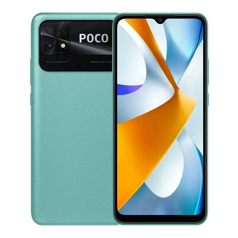 Смартфон Xiaomi Poco C40, 4Гб/64Гб, Coral Green - photo