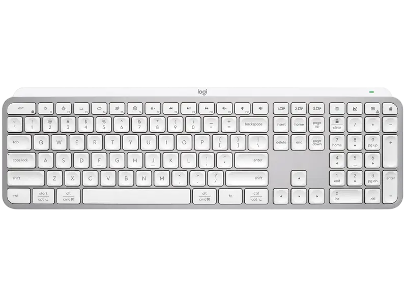 Клавиатура Logitech MX Keys S, Беспроводное, Pale Gray - photo