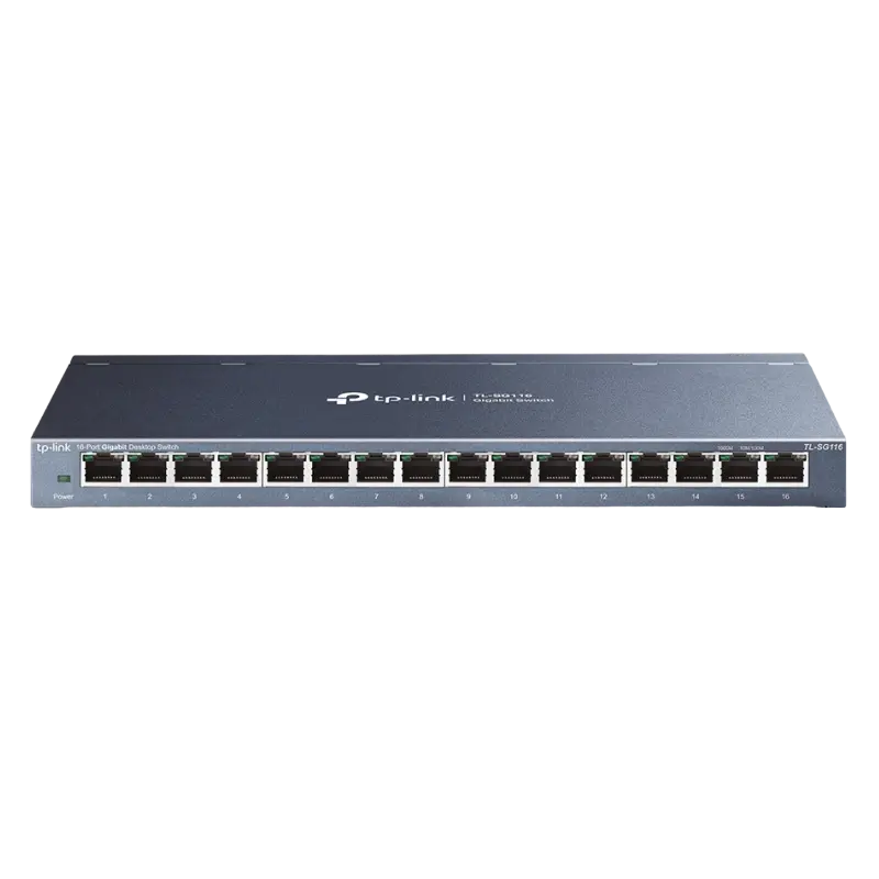 Switch de rețea TP-LINK TL-SG116, 16x 10/100/1000 Mbps - photo