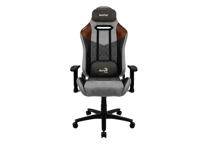 Игровое кресло AeroCool Duke, Искусственная кожа, Серый - photo