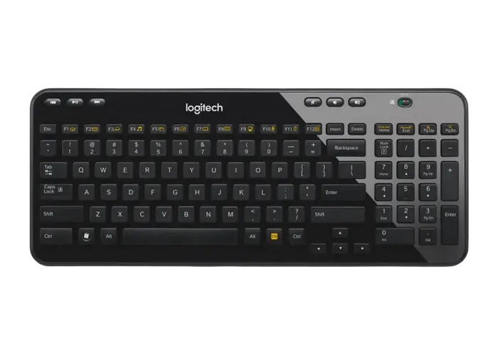 Клавиатура Logitech K360, Беспроводное, Чёрный - photo