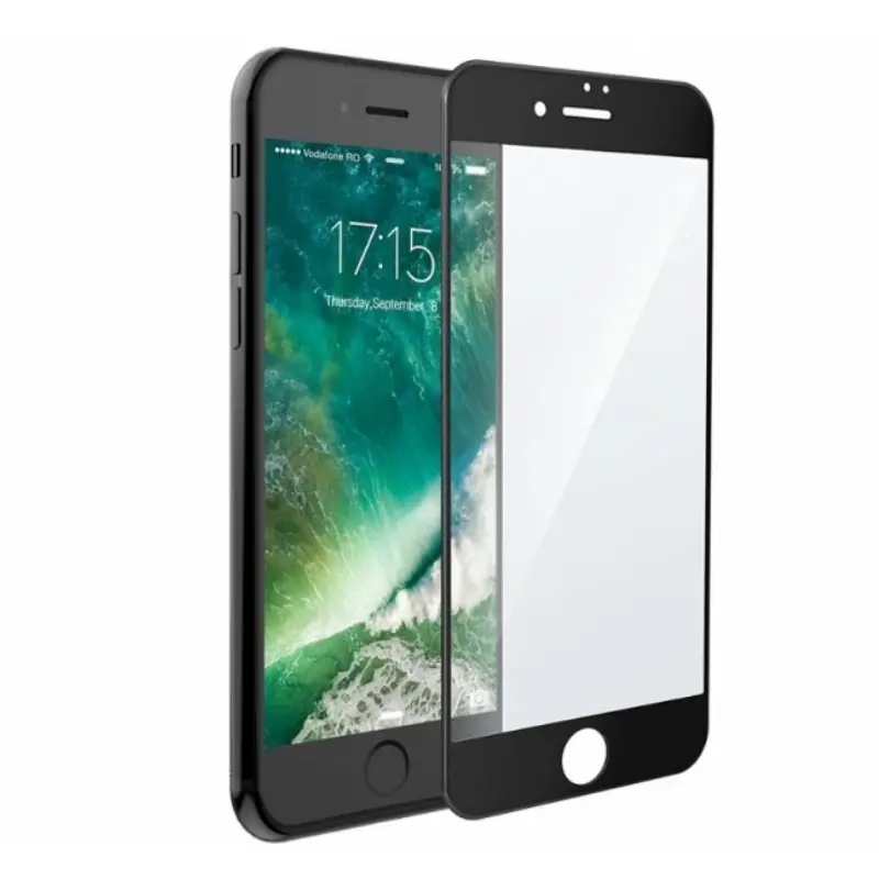 Sticlă de protecție Xcover  iPhone 6/7/8 Plus 3D Zero Frame, Negru