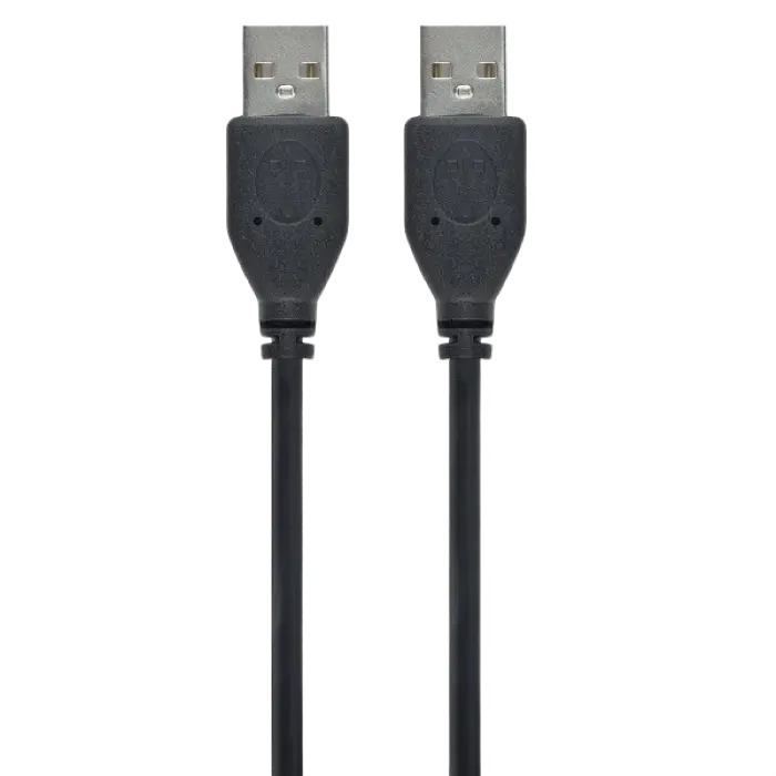 Adaptor USB Cablexpert CCP-USB2-AMAM-6, USB Type-A/USB Type-A, 1,8m, Negru - photo