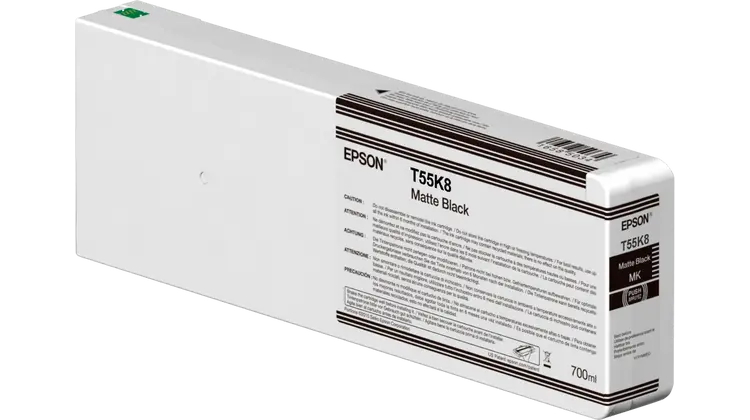 Cartuș de cerneală Epson Ink Cartridge T55K800 UltraChrHDX/HD 700ml,MatBl, 700ml, Negru mat - photo