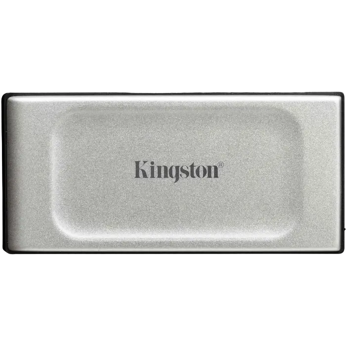 Внешний портативный SSD накопитель Kingston XS2000, 500 ГБ, Серебристый (SXS2000/500G) - photo