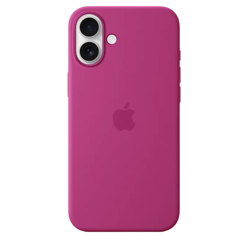 Чехол Apple iPhone16 Plus Silicone Case with MagSafe, Фуксия  - photo