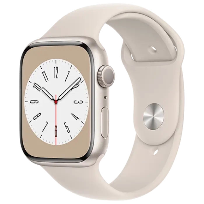 Умные часы Apple Watch Series 8 GPS, 41мм, Starlight - photo