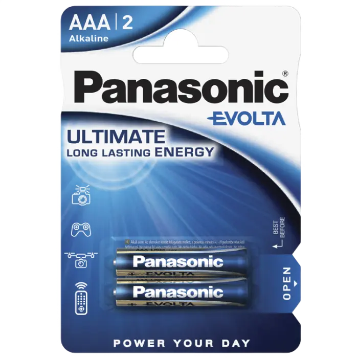 Baterii Panasonic LR03EGE, AAA, 2buc. - photo