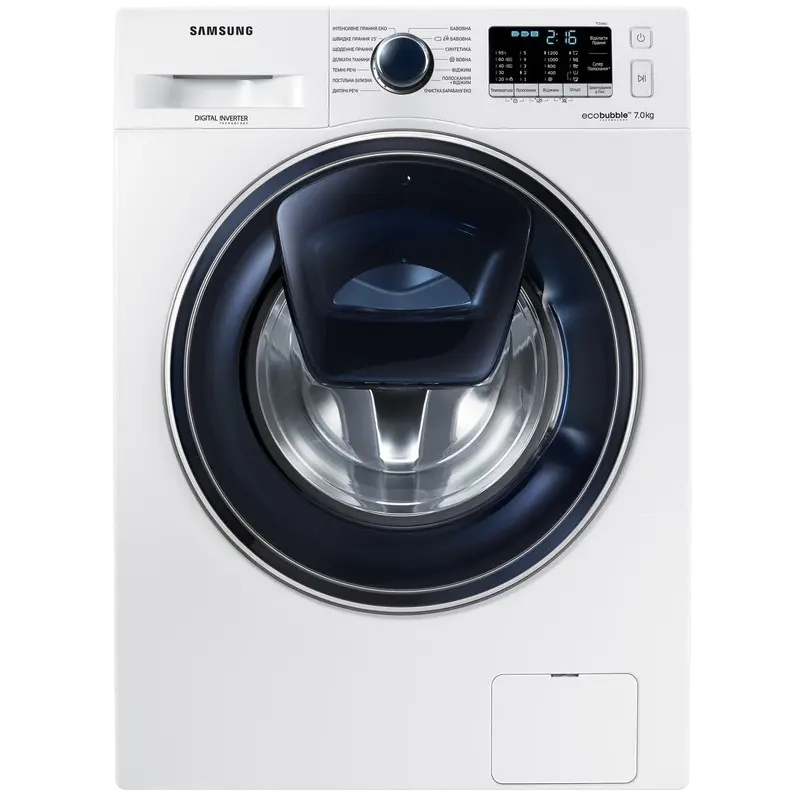 Mașină de spălat Samsung WW70K52109WDUA, 7kg, Alb - photo