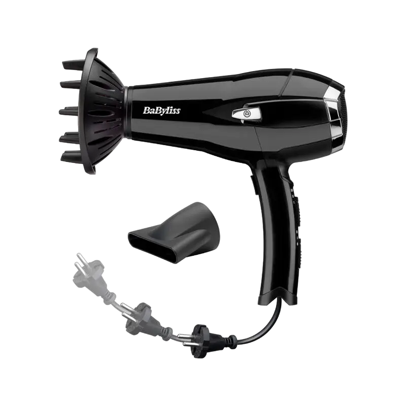 Uscător de păr BaByliss D374DE, 2000W, Negru - photo