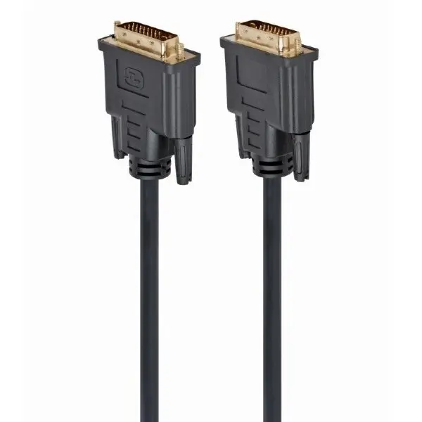 Cablu Video Cablexpert CC-DVI2-BK-6, DVI-D (M) - DVI-D (M), 1,8m, Negru - photo