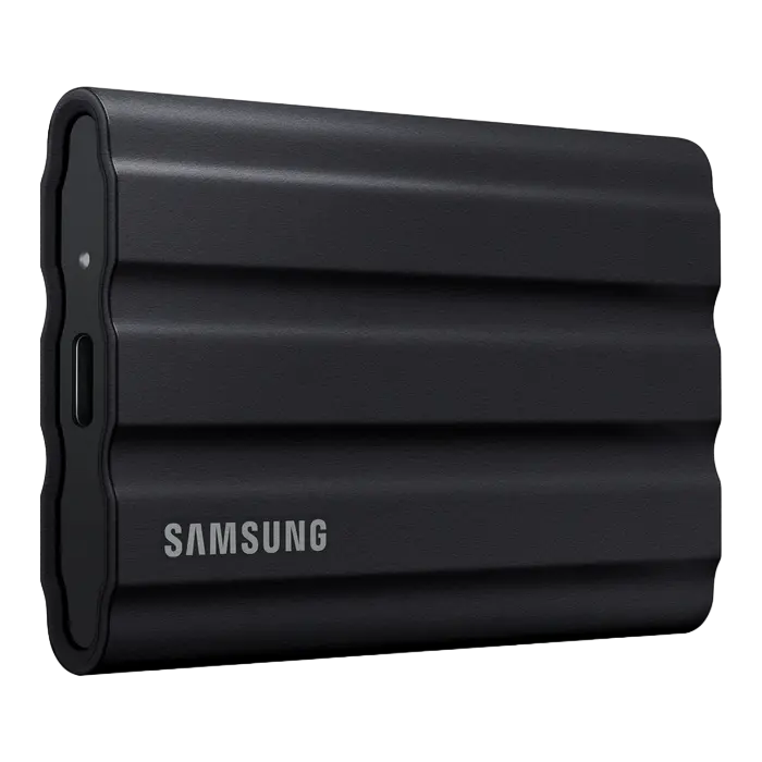 SSD portabil extern Samsung Portable SSD T7 Shield, 2 TB, Negru (MU-PE2T0S/WW) - photo