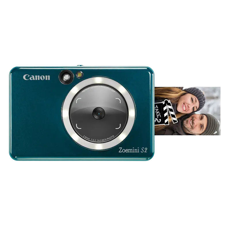 Imprimantă foto Canon Zoemini S2 ZV223, 2.0” x 3.0”, Turcoaz - photo