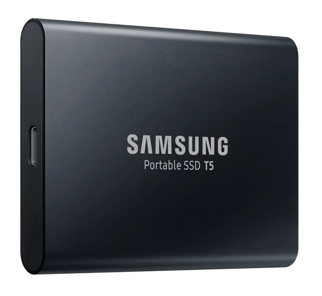 SSD portabil extern Samsung Portable SSD T5,  1 TB, Negru (MU-PA1T0B/WW)