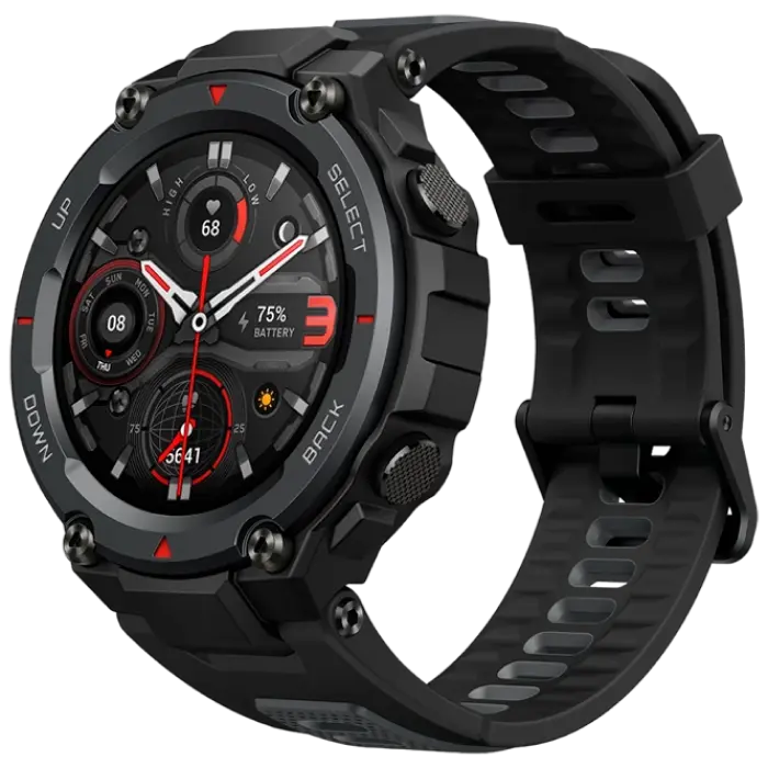 Умные часы Xiaomi Amazfit T-Rex Pro, Meteorite Black - photo