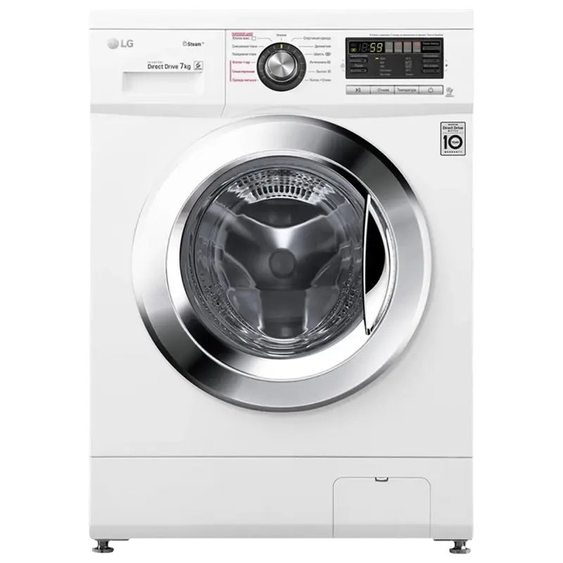 Mașină de spălat LG F12M7HDS3, 7kg, Alb - photo
