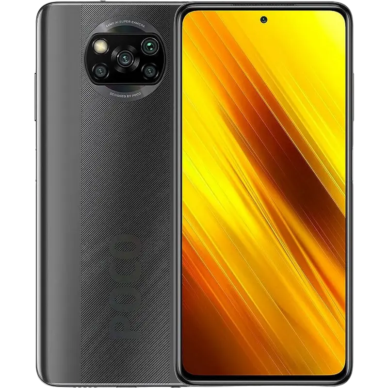 Смартфон Xiaomi Poco X3, 6Гб/64Гб, Серый - photo