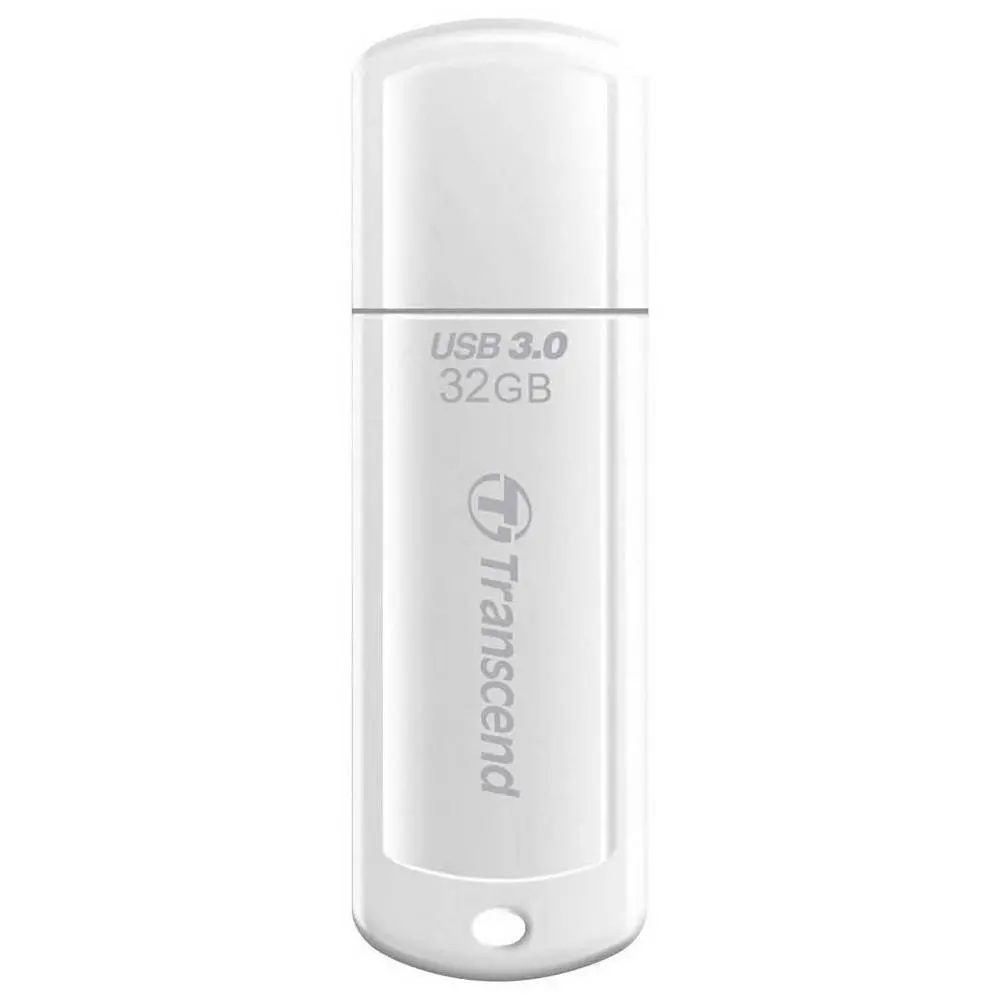  32GB USB3.1 Flash Drive Transcend "JetFlash  730", White, Classic (R/W:90/20MB/s) - photo