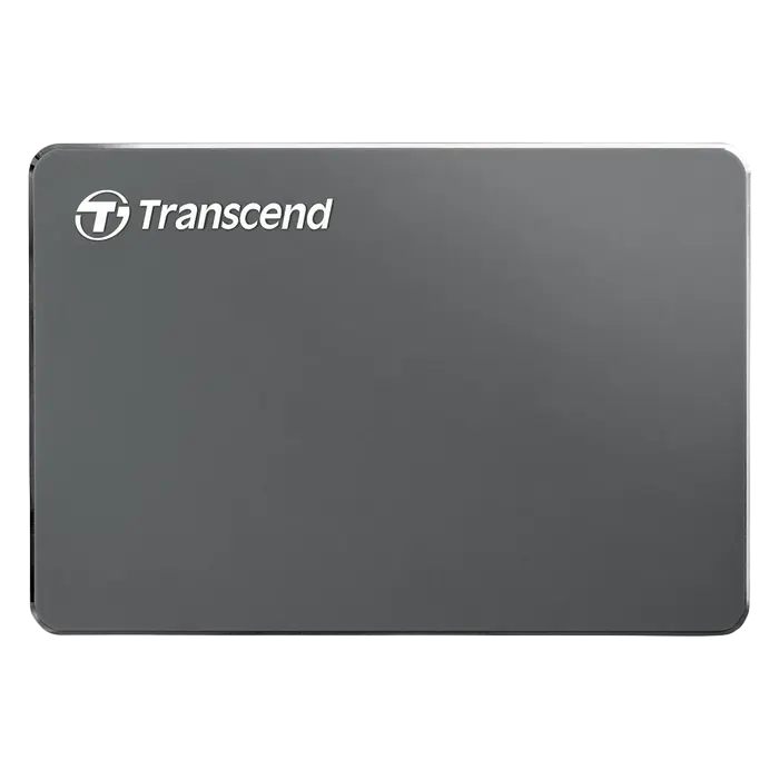 HDD portabil extern Transcend StoreJet 25C3, 1 TB, Iron Gray (TS1TSJ25C3N) - photo