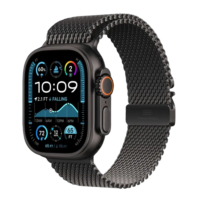 Ceas inteligent Apple Watch Ultra 2, 49mm, Black Titanium - photo