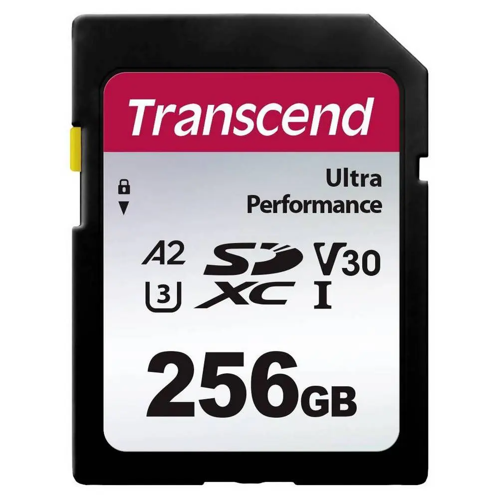 256GB SDXC Card (Class 10)  UHS-I, U3, Transcend 340S  "TS256GSDC340S" (R/W:160/90MB/s) - photo