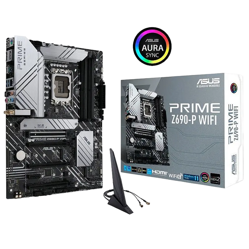 Материнская плата ASUS PRIME Z690-P WIFI, LGA1700, Intel Z690, ATX - photo