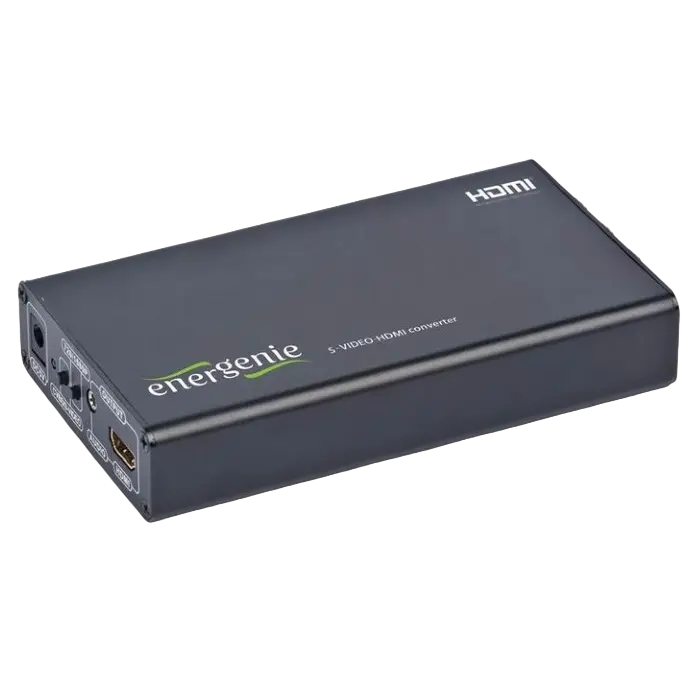Convertor Video/Audio Energenie S-VIDEO to HDMI Converter, Negru - photo