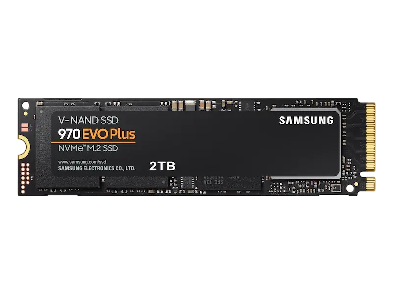 Накопитель SSD Samsung 970 EVO Plus  MZ-V7S2T0, 2000Гб, MZ-V7S2T0B/AM - photo