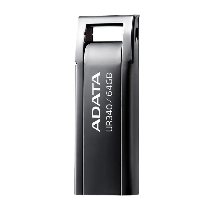 USB Flash накопитель ADATA UR340, 64Гб, Чёрный - photo